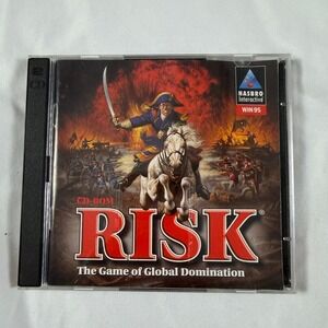 Hasbro Risk The Game of Global Domination PC 1996 Original CaseVintage Jewel